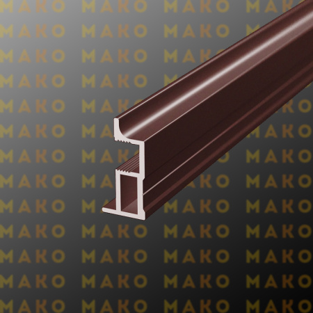 Профиль вертикальный MS164 Бордо (P14)